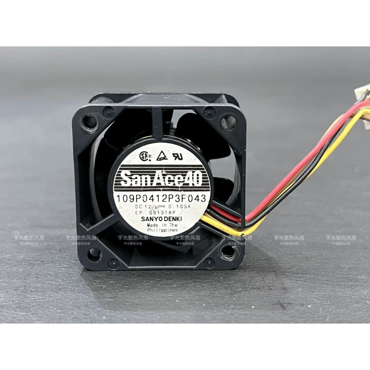 109P0412P3F043 原装三洋风扇 4028 12V 0.105A 4cm温控散热风扇