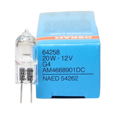 欧司朗64258 12V20W 日本尼德克准分子激光仪卤素灯泡 NAED 54262