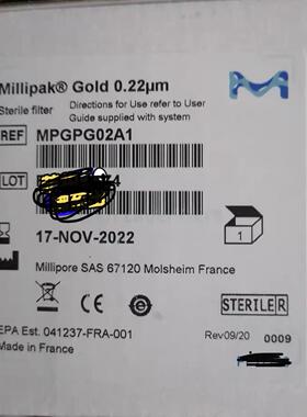 Millipore密理博除菌过滤器MPGPG02A1 MPGP002A1 MPGP04001 全新