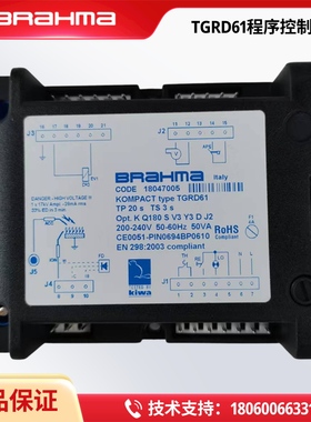 BRAHMA巴拿马程序控制器TGRD61控制器 百得燃烧机控制面板