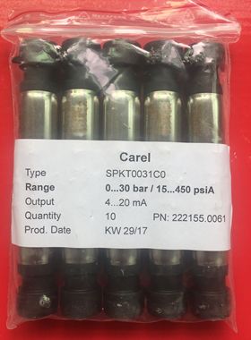 意大利卡乐压力传感器CAREL SPKT0031C0 0-30BAR 4-20MA