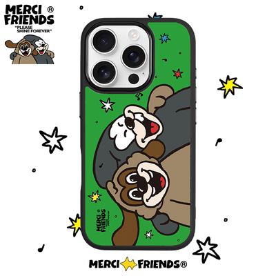 MERCI FRIENDS主理人合作-磁吸-兔狗老友-适用iPhone15-17手机壳