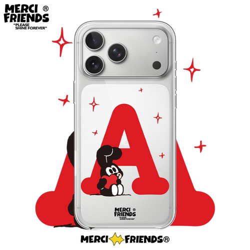 MERCI FRIENDS主理人合作-大红A黑兔-适用苹果iPhone14-17系列