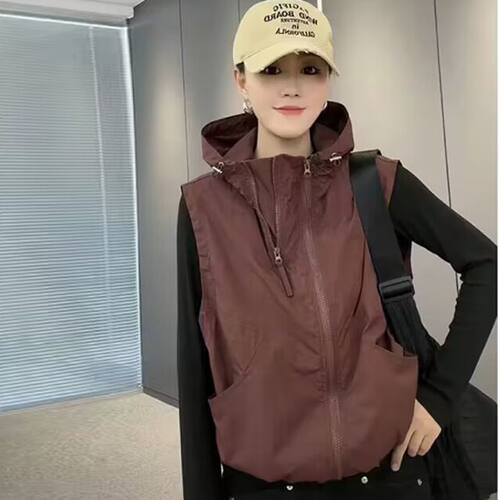 拉链通勤常规款连帽双拉链