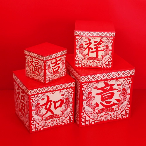 2025 год подарочной коробки Snake Ornments Новая годоватая подарочная коробка сцены