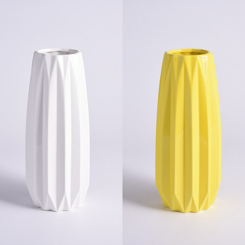 陶瓷卧室客厅摆件装饰插花花瓶创意白色蓝色欧式现代简约北欧美式|msdalam kategori Aksesori rumah, pasu/bunga/bunga tiruan/perhiasan imitasi, bunga/pasu, pasu - dari Buy2taobao.com untuk memberikan perkhidmatan ejen Taobao profesional membeli