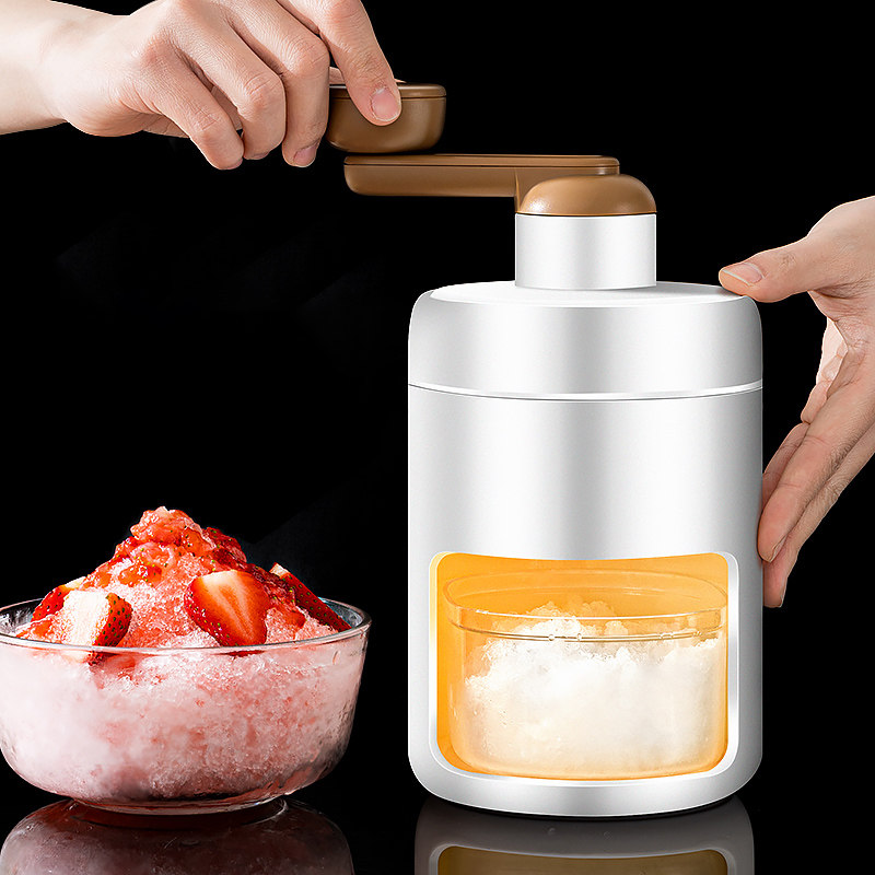 手动刨冰机家用小型绵绵冰老式手摇商用摆摊网红手推小丸子雹冰机