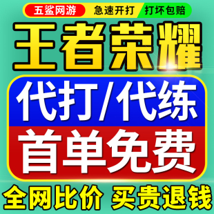 工作室代打 王者荣耀代练带练排位上分英雄战力上星 全网低价