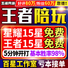 【首单免费丨60万粉丝丨百星陪玩】王者陪玩王者荣耀陪练排位上分