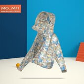 专业儿童防晒衣女童upf80 冰丝户外夏季 凉感防紫外线男童防晒服薄