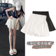 显瘦小个子A字托腹雪纺半身裙子春装 孕妇百褶短裙春夏季 2026新款