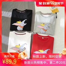女春秋薄款 BF港风男宽松卡通情侣装 上衣 芝麻街联名款 卫衣2019新款