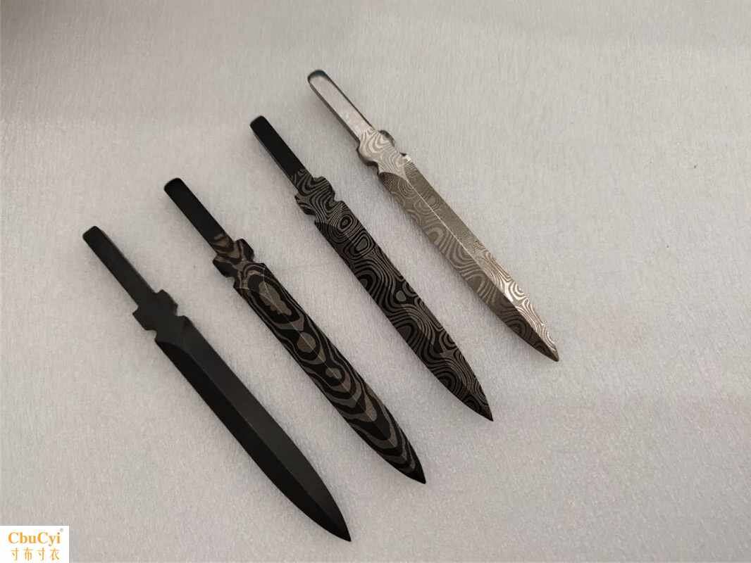 Damascus Pattern steel Lines electroplate diy Partially Prepared Products Knife embryo Knife blanksin the Tableware , Tea set , Tea/With zero  category - from Buy2taobao.com to provide professional Taobao agent buy service