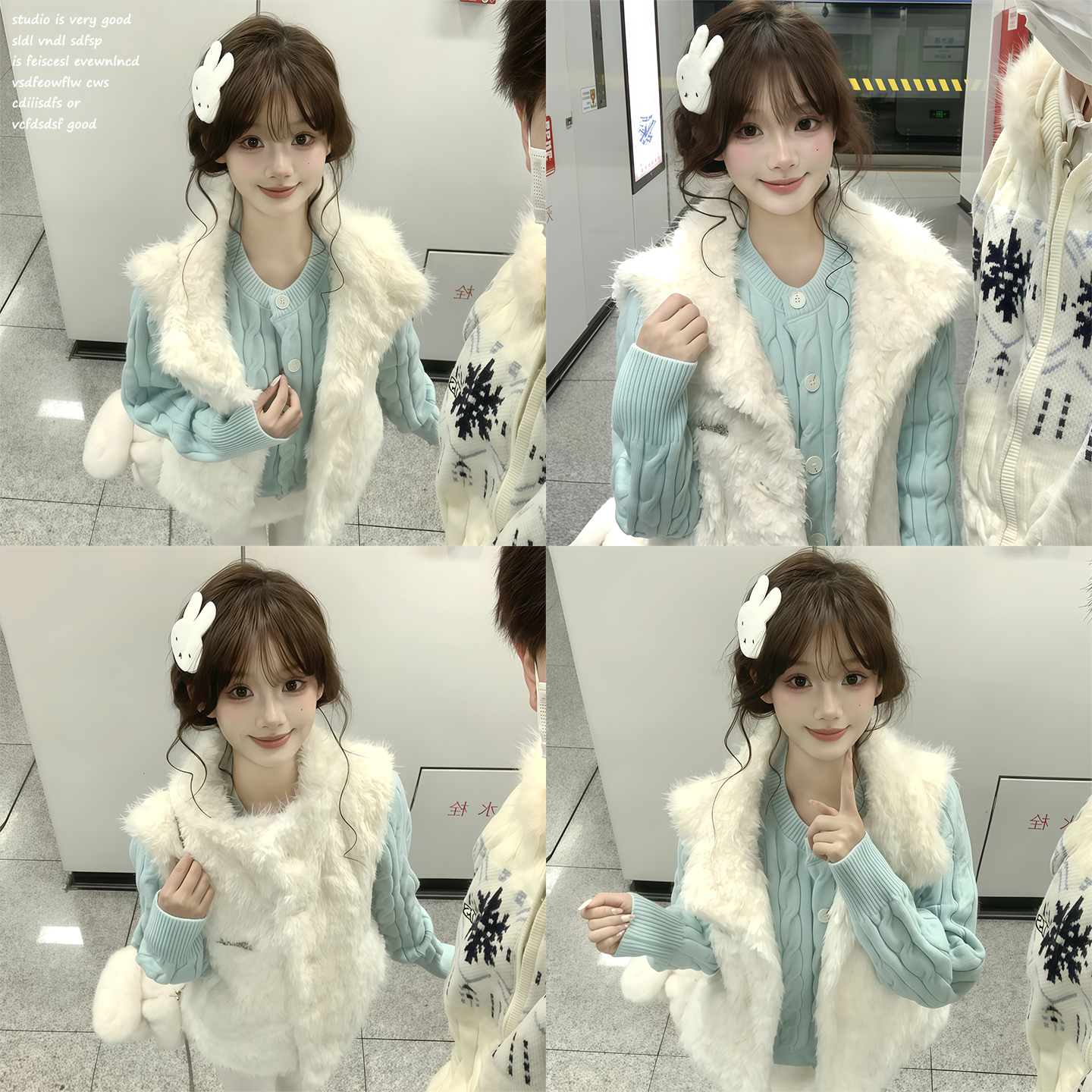 【H2AN1STUDIO~】叠穿韩系套装