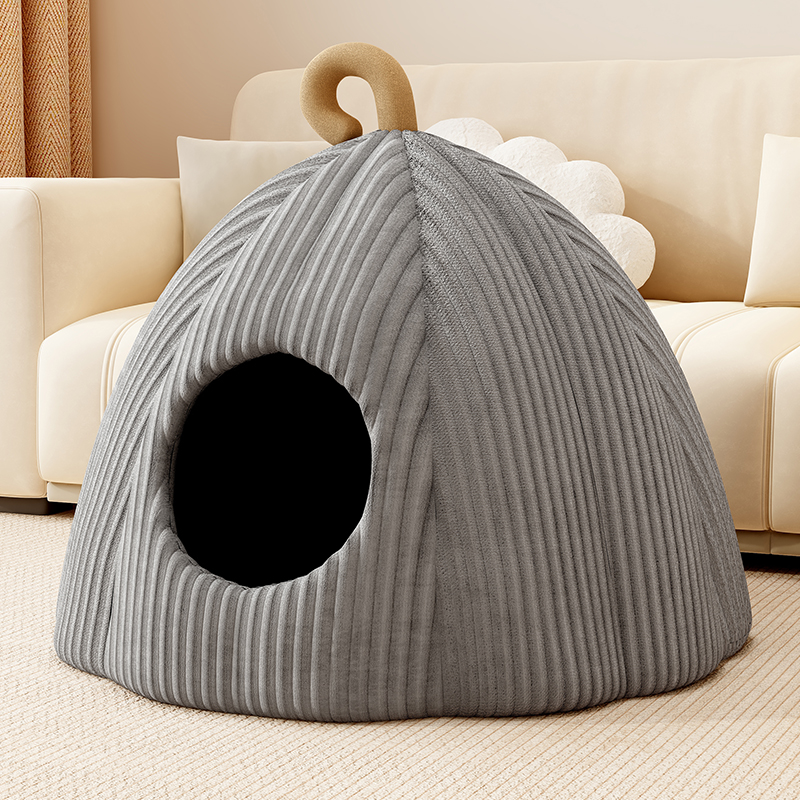 猫窝冬季保暖封闭式安全感猫咪睡窝猫屋床房子四季通用过冬猫帐篷