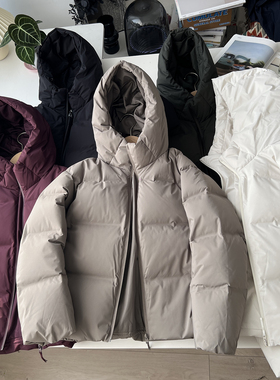 北野U家！女装无缝羽绒连帽外套/外套夹克25秋冬新款BY78577