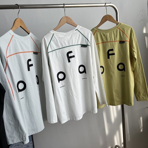 山系户外风男女情侣款宽松T恤