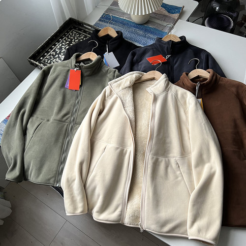 超细腻摇粒绒双层保暖卫衣