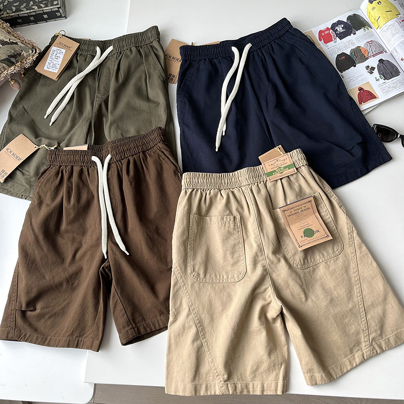 阿美咔叽 美式休闲风！外贸夏季男士纯棉水洗宽松工装五分短裤,男装,短裤,淘宝优惠券,粉丝福利购,淘宝优惠卷