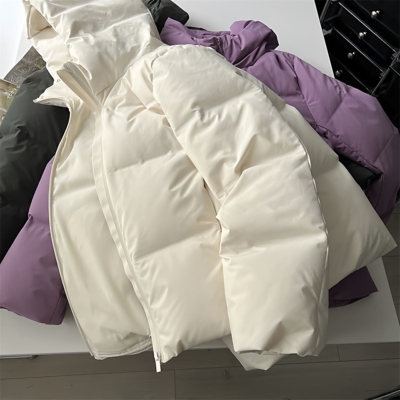 北野U家 女装 无缝羽绒连帽外套(羽绒服保暖秋冬新款) BY460920