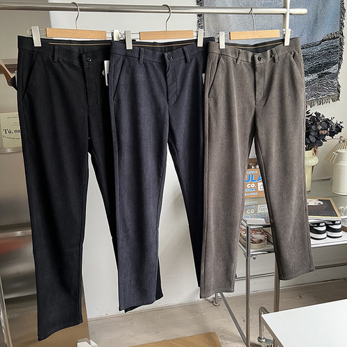 长裤直筒通勤灯芯绒休闲裤