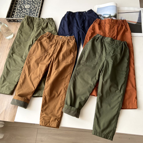 北野U家！童装男童女童弹力加绒加厚保暖裤BY41162