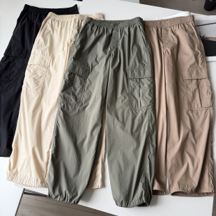 女装 大口袋26春夏款 休闲工装 抽绳收脚口 BY456106 裤 北野U家
