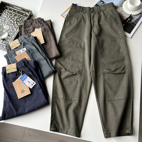 美式工装日系复古伐木裤