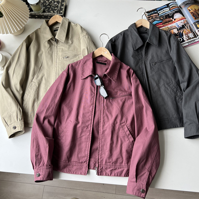 北野U家秋季休闲拉链茄克