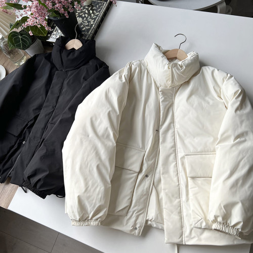 立领夹克空气棉服冬季外套
