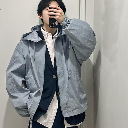 北野U家连帽茄克男装女装合作款