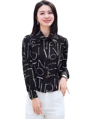 莱裳唐汇服饰旗舰店印花时尚衬衫