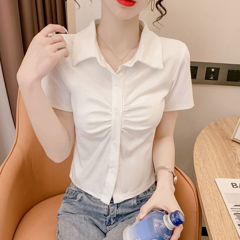 莱裳唐汇服饰旗舰店通勤短袖衬衫