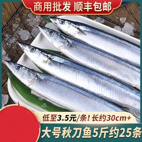 秋刀鱼商用新鲜特大号