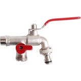 6 -Точка резьба полная медная водопроводная кран двойная мульти -функциональная стиральная машина быстрого подключения вода двойной заголовок и еще один в двух розетках