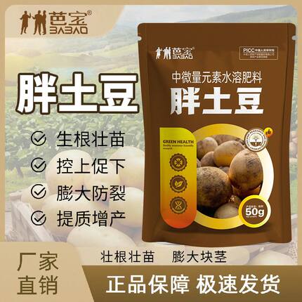 胖土豆芭宝马铃薯专用地蛋洋芋增收专用胖土豆拌种剂生根膨大增产