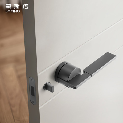 索斯诺35-55极简磁吸锁北欧门锁