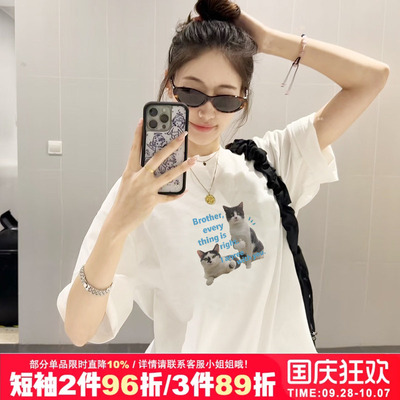 oversize复古小众短袖t恤