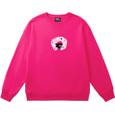 vibe甜酷美式圆领卫衣潮