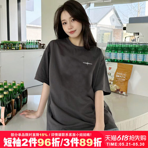 ulzzang盐系简约短袖t恤上衣