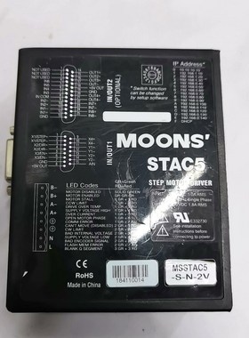 鸣志MOONS'步进驱动器STAC5 成色如图功能包好 议价