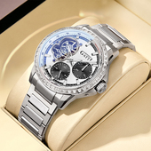 2025年新款 德国布加迪手表男士 商务全自动机械表防水运动精钢腕表