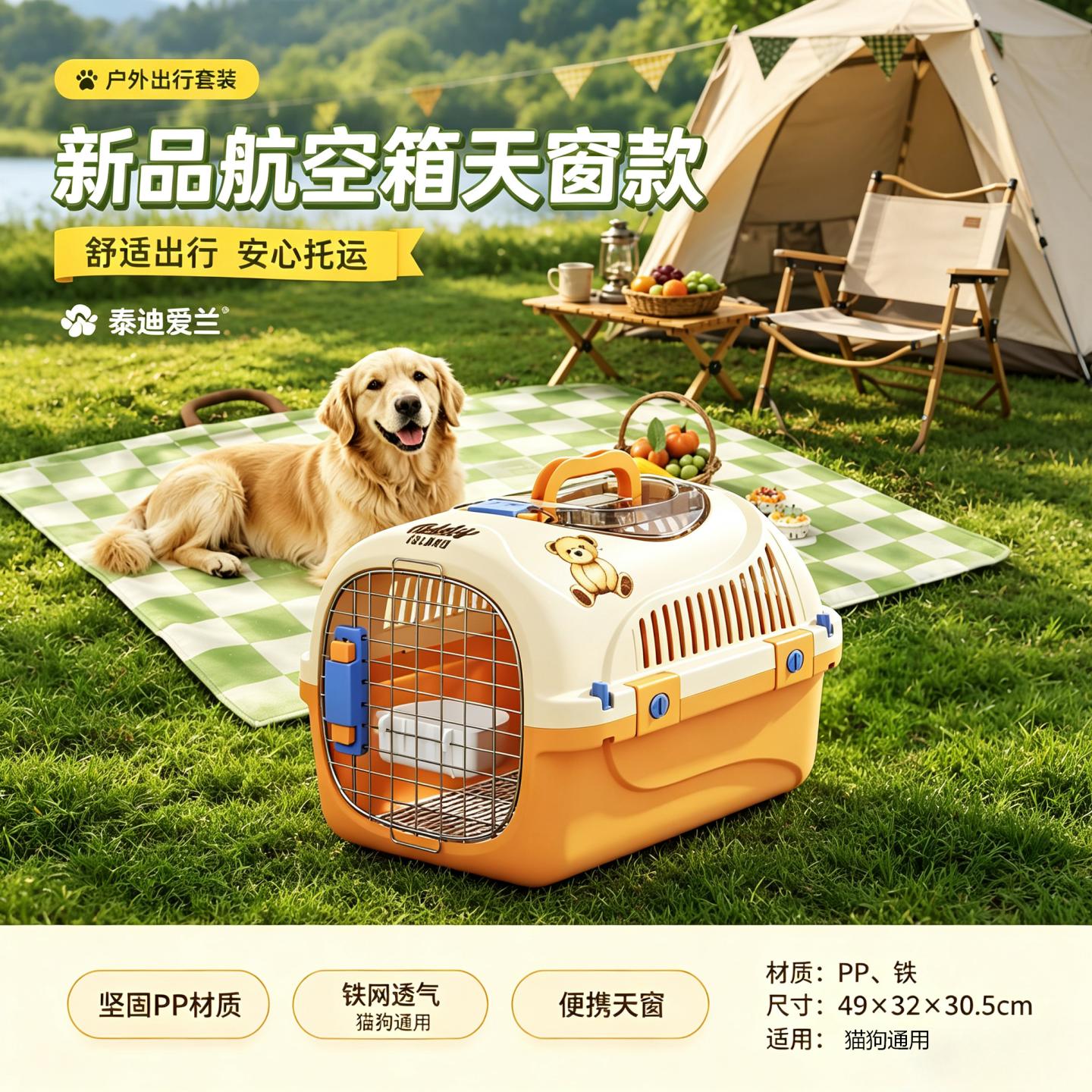 宠物狗狗托运箱太空舱车载狗笼