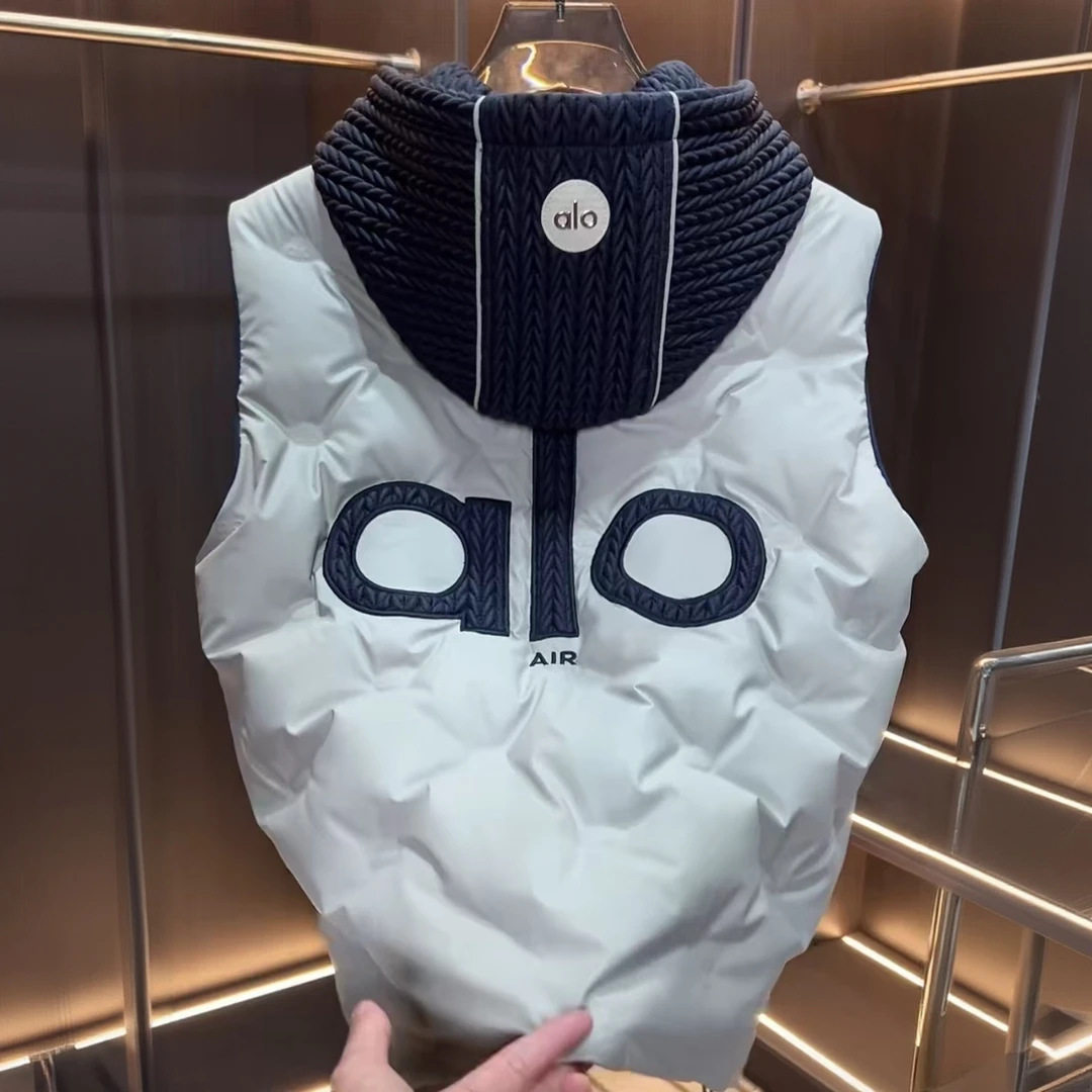 冬季男装ALO男士休闲棉服男款潮流高级感轻奢痞帅设计师棉衣马甲,男装,常规马甲,淘宝优惠券,粉丝福利购,淘宝优惠卷