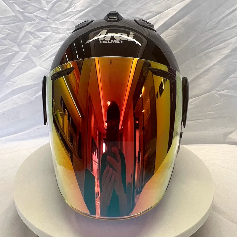 vzram摩托车头盔男机车轻便盔