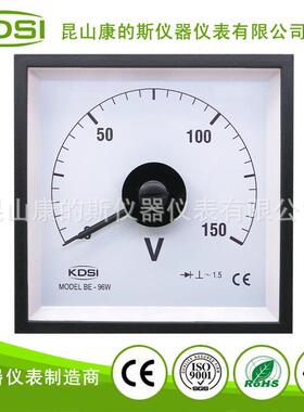 kdsi广角度指针电压表BE-96WAC150V船用电压仪表交流电表