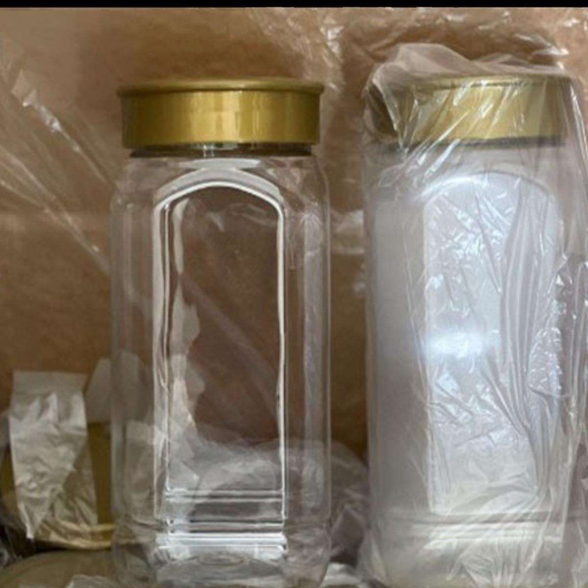 加大500g一斤加厚特厚二斤1000g塑料750毫升蜂蜜瓶四方圆柱形