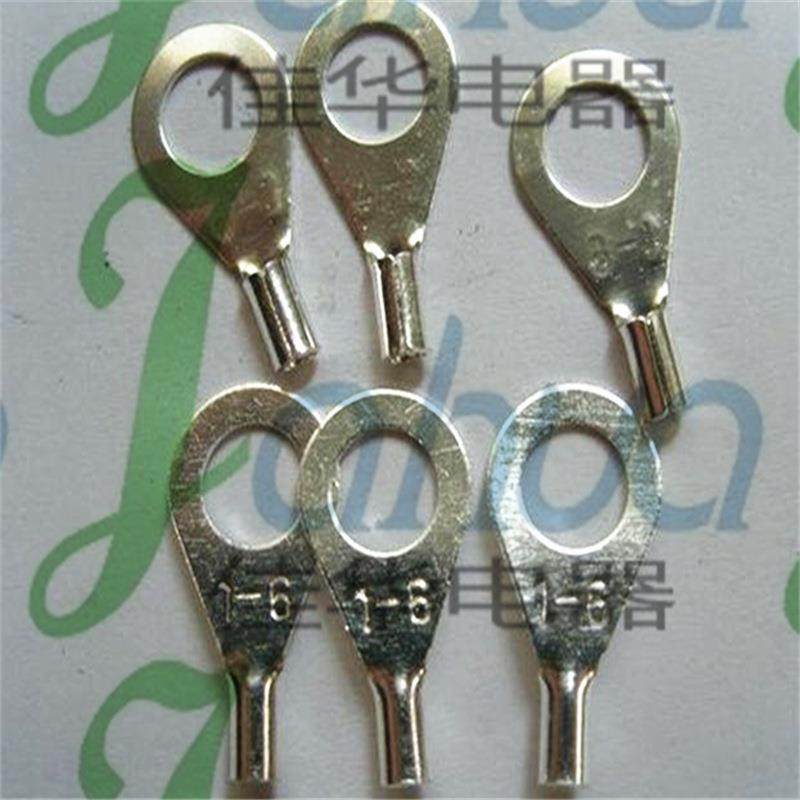 OT1-6裸端头冷压接线端子铜鼻子紫铜