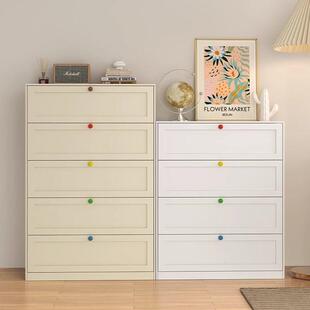 家用钢制斗柜卧室客厅收纳床头柜客厅沙发飘窗防潮铁皮柜加厚特厚