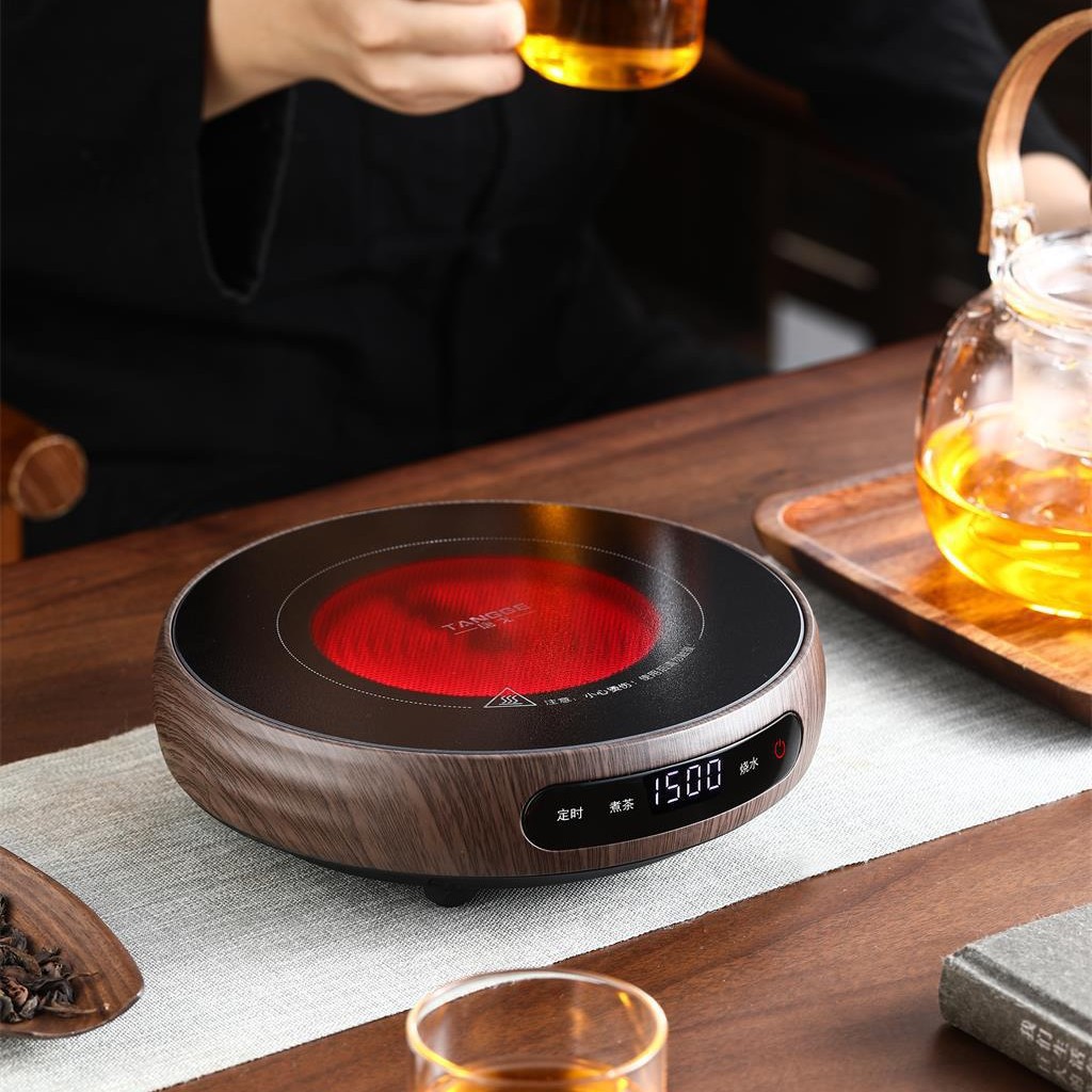 唐戈新款煮茶器电陶炉1500W超薄迷你小型围炉煮茶电炉静音煮茶器
